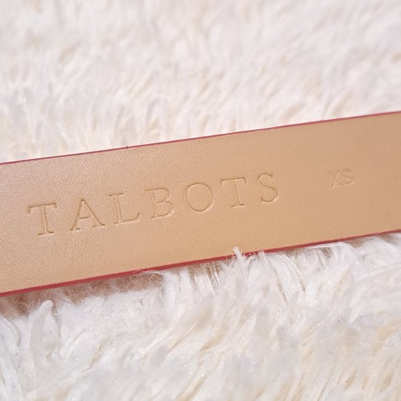 Talbots Red Leather NWT Belt - Picture 7 of 9